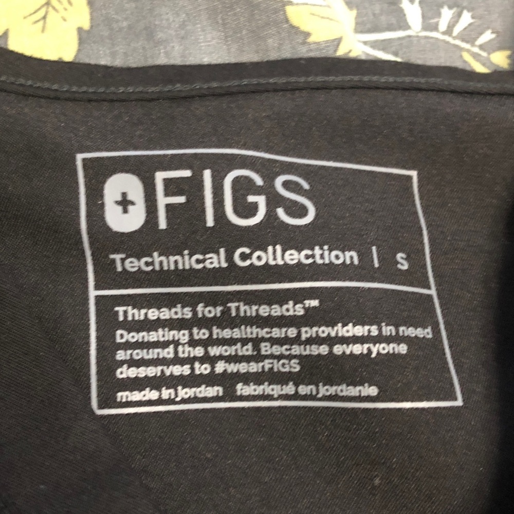 Figs Technical Collection Basic Scrubs Set In Bla… - image 4